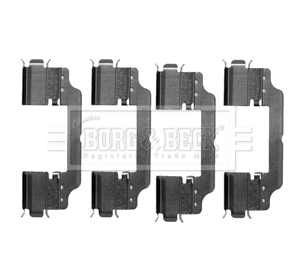 Accessory Kit, disc brake pad (BBK1217)