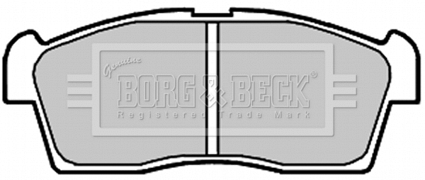 Brake Pad Set, disc brake (BBP2009)