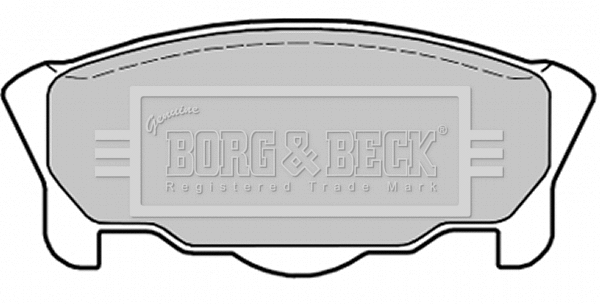 Brake Pad Set, disc brake (BBP1431)