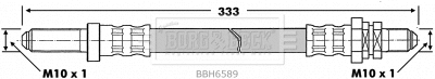 Brake Hose (BBH6589)