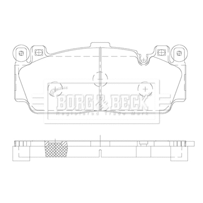 Brake Pad Set, disc brake (BBP2473)