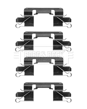 Accessory Kit, disc brake pad (BBK1397)
