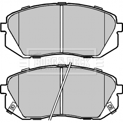Brake Pad Set, disc brake (BBP2320)
