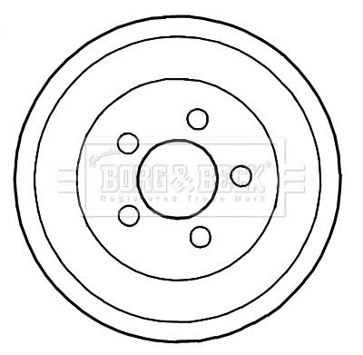 Brake Drum (BBR7191)