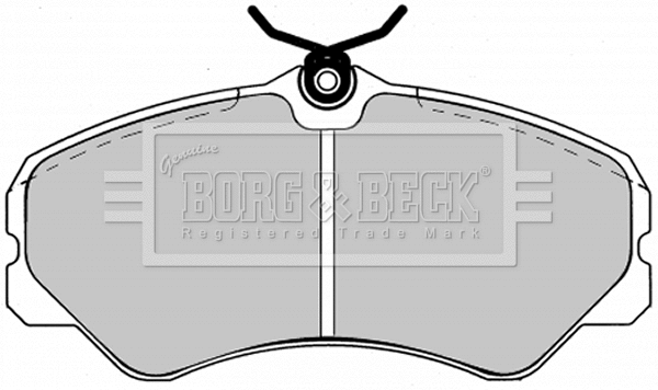 Brake Pad Set, disc brake (BBP1125)