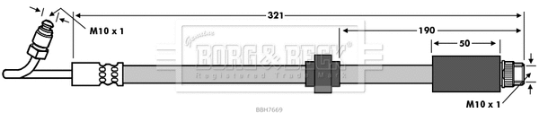 Brake Hose (BBH7669)