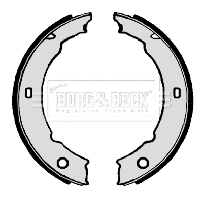 Brake Shoe Set, parking brake (BBS6306)