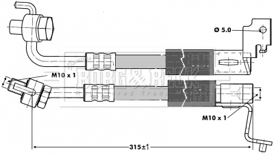 Brake Hose (BBH6693)