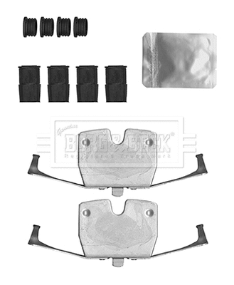 Accessory Kit, disc brake pad (BBK1568)
