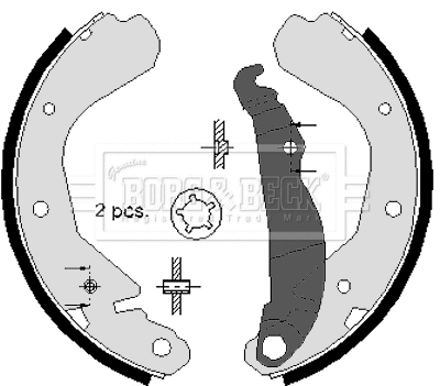 Brake Shoe Set (BBS6101)