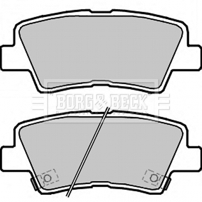 Brake Pad Set, disc brake (BBP2323)