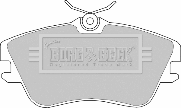 Brake Pad Set, disc brake (BBP1160)