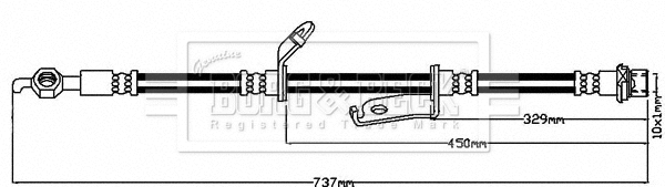 Brake Hose (BBH8548)