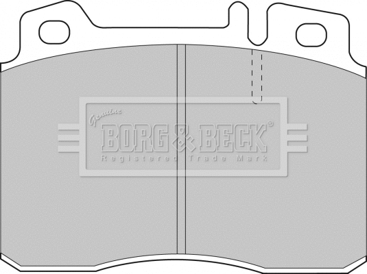 Brake Pad Set, disc brake (BBP1587)