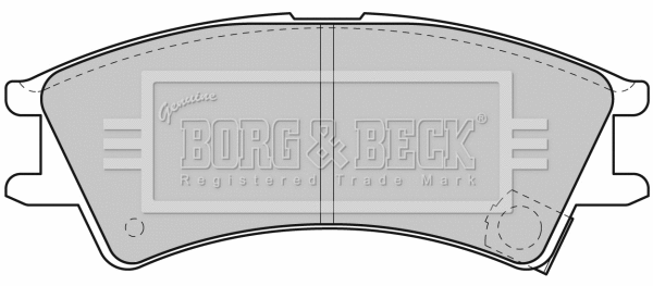 Brake Pad Set, disc brake (BBP1659)