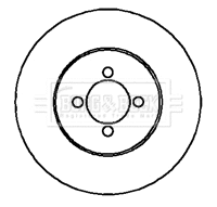 Brake Disc (BBD4833)