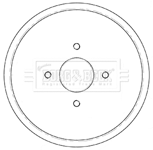 Brake Drum (BBR7252)