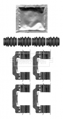 Accessory Kit, disc brake pad (BBK1607)