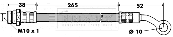 Brake Hose (BBH7460)