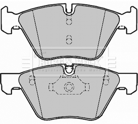 Brake Pad Set, disc brake (BBP1945)
