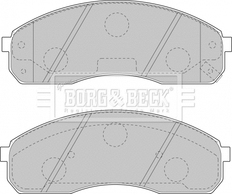 Brake Pad Set, disc brake (BBP1749)