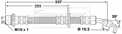 Brake Hose (BBH6852)