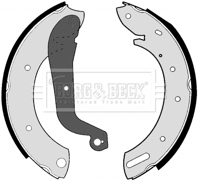 Brake Shoe Set (BBS6261)