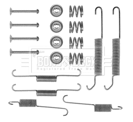 Accessory Kit, parking brake shoes (BBK6076)