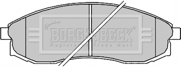 Brake Pad Set, disc brake (BBP2165)