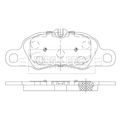 Brake Pad Set, disc brake (BBP2480)