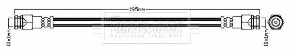 Brake Hose (BBH6701)