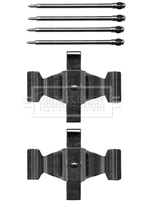 Accessory Kit, disc brake pad (BBK1320)