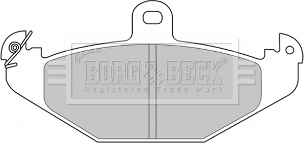Brake Pad Set, disc brake (BBP2234)