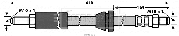 Brake Hose (BBH6138)