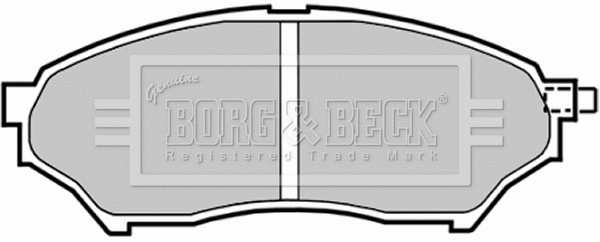 Brake Pad Set, disc brake (BBP1759)