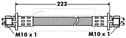 Brake Hose (BBH7439)