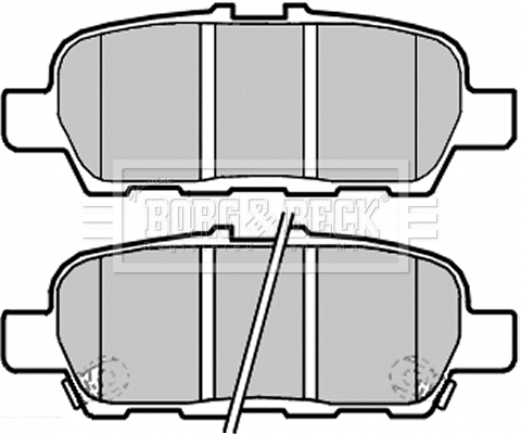 Brake Pad Set, disc brake (BBP2283)