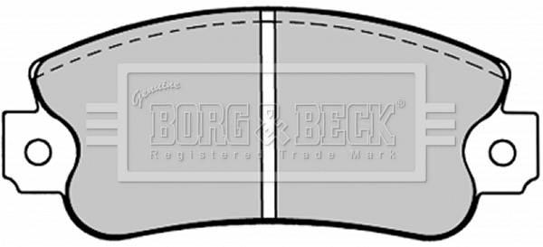 Brake Pad Set, disc brake (BBP1093)