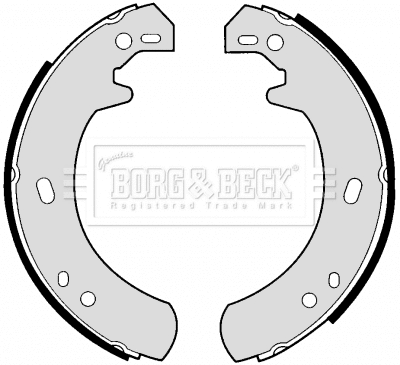 Brake Shoe Set, parking brake (BBS6253)