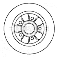 Brake Disc (BBD5742S)