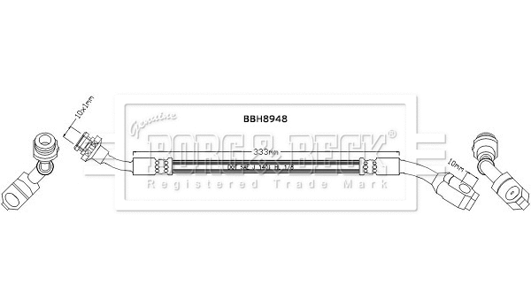 Brake Hose (BBH8948)