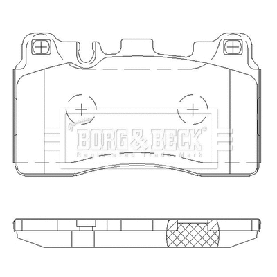 Brake Pad Set, disc brake (BBP2653)