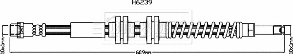 Brake Hose (BBH8168)