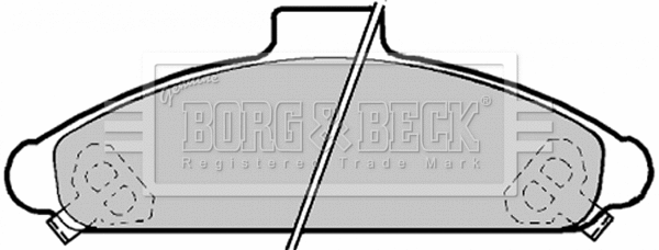 Brake Pad Set, disc brake (BBP1172)