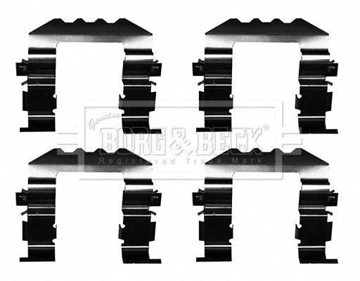 Accessory Kit, disc brake pad (BBK1620)