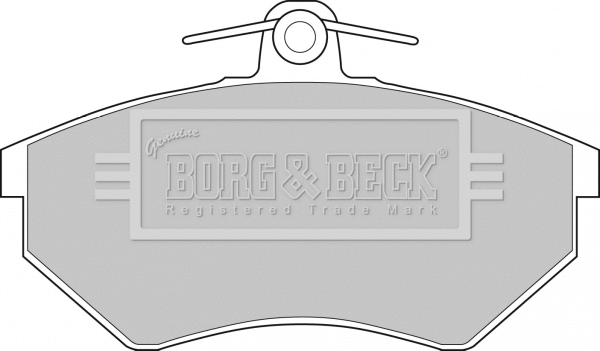 Brake Pad Set, disc brake (BBP1406)