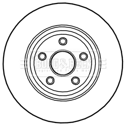 Brake Disc (BBD6005S)