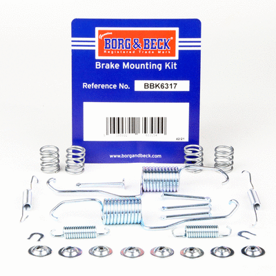 Accessory Kit, brake shoes