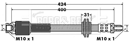 Brake Hose (BBH7426)