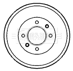 Brake Drum (BBR7072)